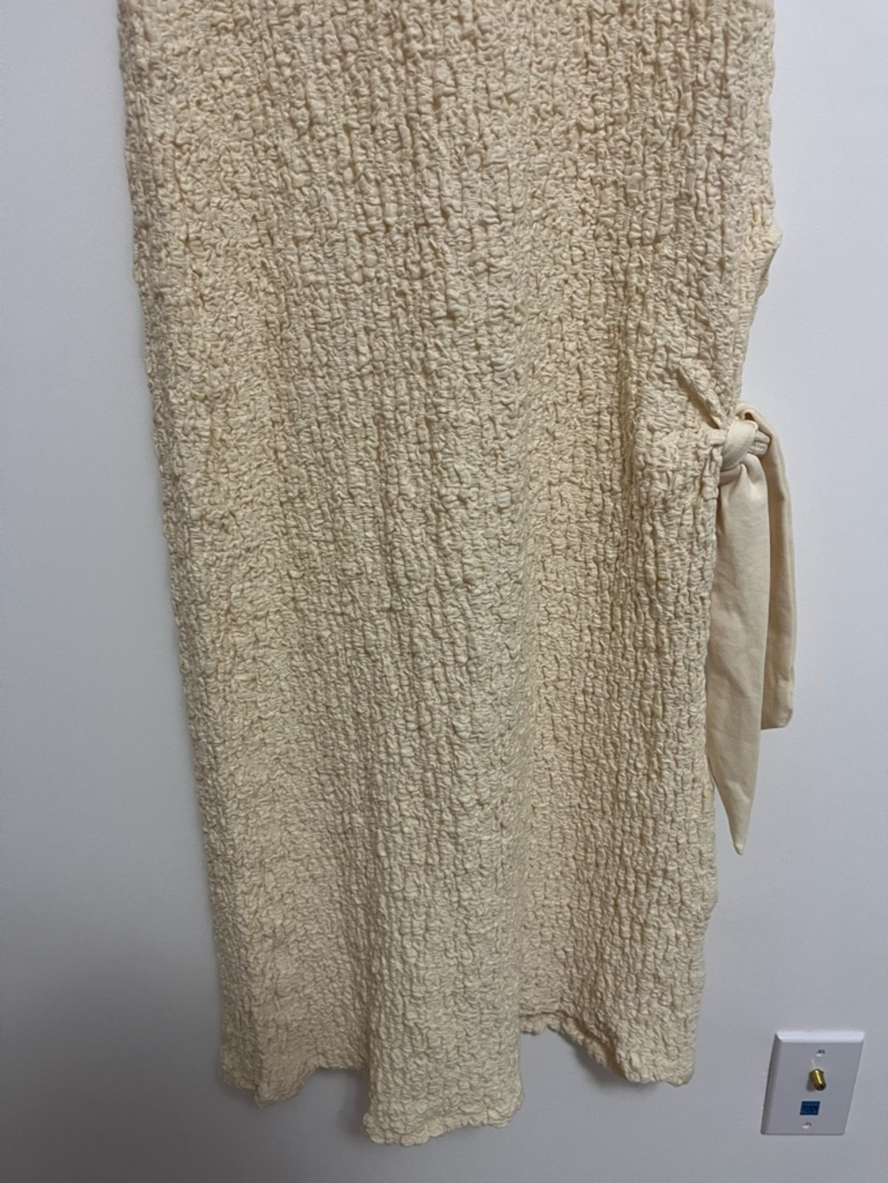 850. FREE PEOPLE Sea Foam Midi Dress in Natural NWOT - Picture 7 of 11